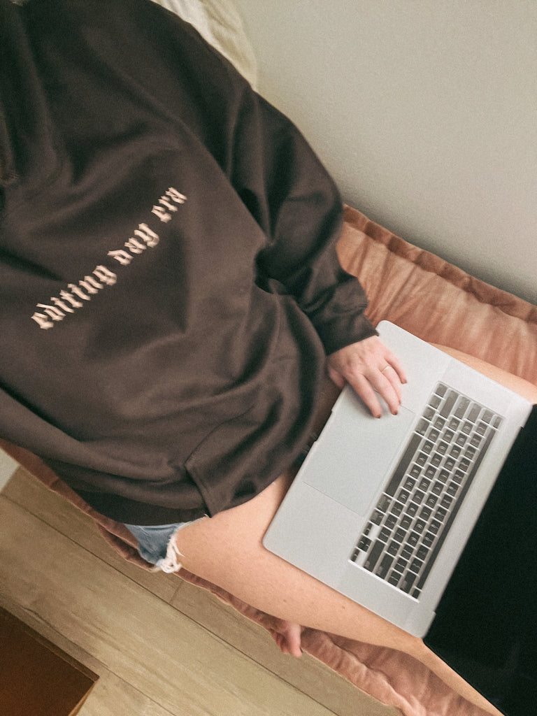 "EDITING DAY ERA" hoodie sweatshirt