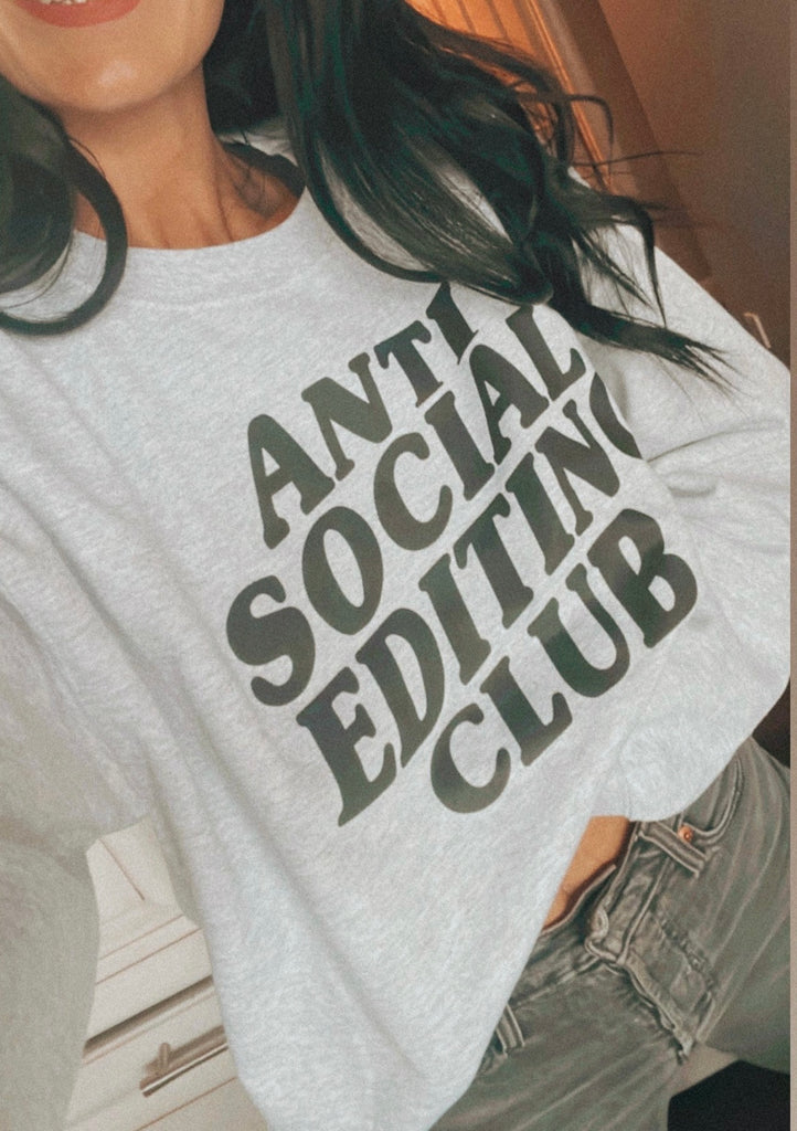 anti social editing club photography shirt